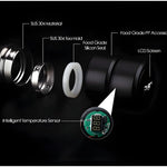 0726 Vacuum Insulated Water Bottle with LED Temperature Display (1 Pc / Multicolor)