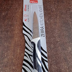 Ritu Stainless Steel Serrated Blade Zebra Kitchen Knife (1 Pc)
