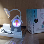 Cute Cartoon Home Design LED Desk Light with Plastic Base, Multi-Color (1 Pc)