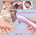 Electric Baby Nail Trimmer with Grinding Heads for Newborn Infant and Toddler