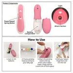 Electric Baby Nail Trimmer with Grinding Heads for Newborn Infant and Toddler