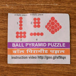 Ball Pyramid Toy – 3D Puzzle Building Brain Teaser Toy