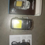 USB Rechargeable Electric Lighter & 3 Modes COB Flashlight (1 Pc)