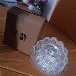 Plastic Household Flower Design Plates Dinner Plates Dish Tray (10 Pcs Set)