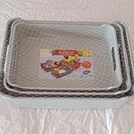 Multi Purpose Tray, Cosmetics, Stationary Set of 3