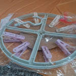 Clothespin Rack Laundry Drying Rack