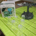 6 shot Win glass dispensers With tray & 6 Pcs Glass