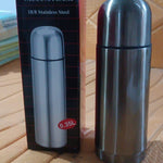 Stainless Steel  Hot And Cold Water Bottle With Push-down Lid (350ml)