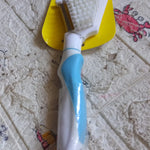 Multipurpose Peeler Brush – Stainless Steel Peeler with Cleaning Brush (1 Pc)