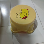 Portable plastic stool with anti-slip design, strong and versatile for indoor and outdoor use.