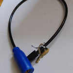 Heavy Duty Multipurpose Steel Cable Safety Lock with 2 Keys (1 Pc)