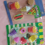 3D Food Fancy Colorful Erasers – Cute Novelty Eraser Set for Kids (1 Set)