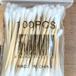 Eco-Friendly Wooden Cotton Ear Buds (1 pkt / 100 Pcs Approx)