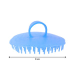 Ergonomic grip scalp scrubber tool