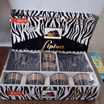 2 Bowl & 6 Glass Snake Set ( 8 Pc Set )