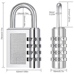 Heavy-Duty 4-Digit Resettable Combination Padlock (1 Pc)