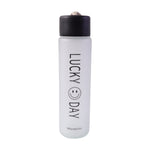 Premium Frosted Glass Water Bottle With Leak Proof Lid (350 Ml)