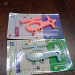 Silicone Helicopter Shape Teether for Baby (1 Pc / Mix Color)