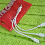 3 In 1 Charging Cable Fast Charging Cord USB Cable 3.5 Amp (1 Pc)