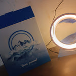 3D Liquid motion Display With LED Light (1 Pc)