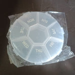 7-Sided Portable Pill Box Medicine Planner Small case