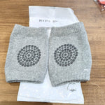 Grey Toddler Wool Knit Leg Warmer (Knee Guard)