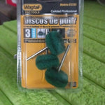 Abrasive Buffing Polishing Wheel Set (3 Pcs)