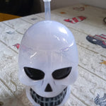 Ghost Face Bottle Water Bottle, Drinking Cup with Lid and Straw(1 Pc)
