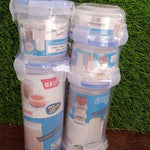 Airtight round food storage container with leak-proof lid, perfect for various liquids and foods.