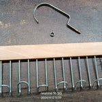 Space Saving 8 Hooks Wooden Hangers (1 Pc)