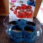 Supermom Lotus Shape Rotating Dry Fruit & Snack Organizer Box Compartments (1 Pc)