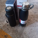 Stainless Steel Vaccum Insulation Water Bottle (1000ml Approx / Mix Design)