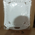 Foldable Plastic Serving Tray - Portable with Handle for Kitchen & Dining (1pc)