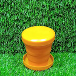 Foldable cup for travel, camping, and outdoor activities