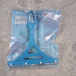 Durable plastic wipers for glass and kitchen surfaces, available in assorted colors.