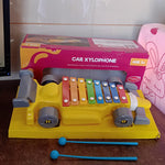 Musical Car Piano Xylophone Toy, Plastic Car Xylophone (1 Set)