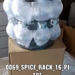 Spice rack set with rotating feature