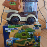 Dinosaur Car Toy with Humidifier Sound and Light (1 Pc)