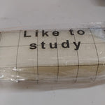 Transparent Pencil Pouch With Zipper (1 Pc)