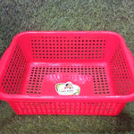 Kitchen dish rack, 3 pieces, plastic, for draining and organizing vegetables and fruits.