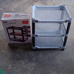 Apex Big Multi use Plastic Storage Rack – 3-Tier (1 Pc)