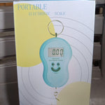 Portable LCD weighing scale for accurate measurement.