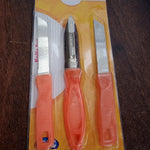 3in1 Multipurpose Stainless Steel Classic Kitchen Knife Set of 3