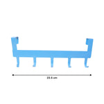 Space saving wall mounted hook rack