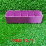 Colorful bead storage tray with clear plastic and multiple sections for easy access.