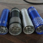 Portable Mini Torch – 9 LED Pocket Flashlight, Battery Operated (Mix Color)