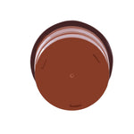 Small brown plastic garden pot for indoor and outdoor use