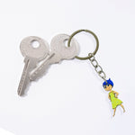 Fashion Girl PVC Cartoon Keychain 
