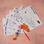 Cosmic Space Theme Kids Painting and Coloring Kit