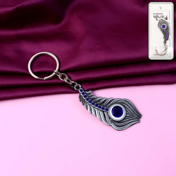 Peacock Feather Keychain